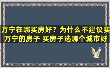 万宁在哪买房好？为什么不建议买万宁的房子 买房子选哪个城市好